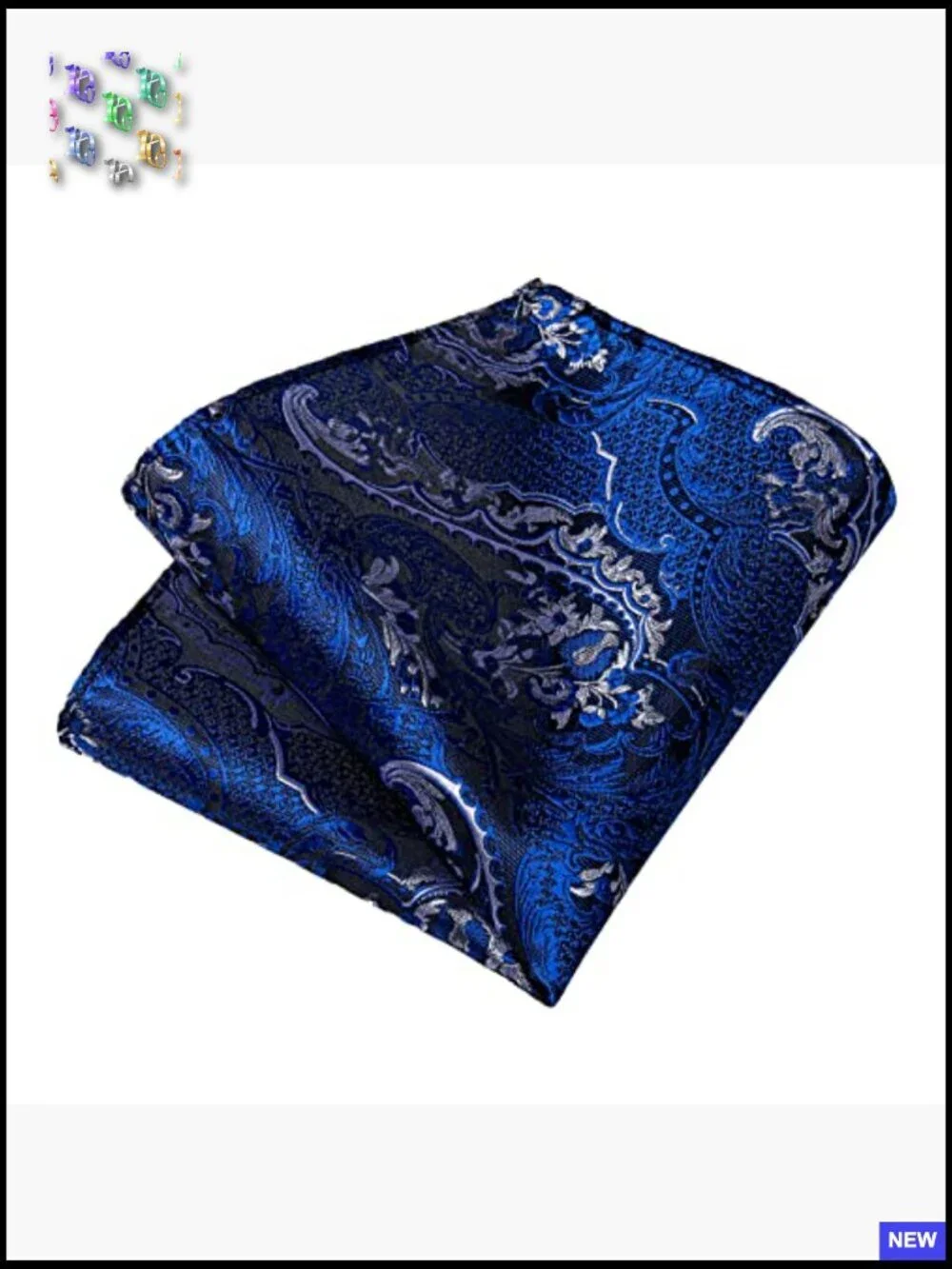 Silk Paisley Tie Set Classic Elegant Formal Wedding Party Mens Accessories